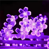 TD® Guirlande lumineuse LED cerisier Perles de lampe étanches Lumière douce Utilisation sûre 30LED 6.5 m