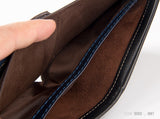 TD® Portefeuille cuir porte cartes de crédits pour homme femme pratique usage quotidien noir femme simple taille unique zipp