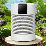 TD® Ventilateur de refroidissement à eau à tête mobile ventilateur de climatisation usb ventilateur de pulvérisation d'humidificatio