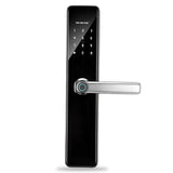 TD® Serrure d'empreinte digitale semi-automatique en acier inoxydable 304 serrure de mot de passe de porte de maison serrure wifi