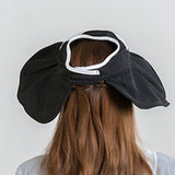 TD® Chapeau haut de forme vide dames en plein air chapeau de soleil de plage tissu sain chapeau de soleil sauvage