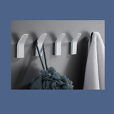Porte-manteau crochet cintre blanc porte-serviettes salon mur personnalité porte-manteau entrez la porte clé crochet poinçon