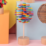 TD® Bâton de décompression rotatif petits jouets créatifs pour enfants jouets de nouveauté en bois décompression pour adultes