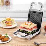 TD® Machine à sandwich électrique cuisine multifonctionelle grille pain chauffant
