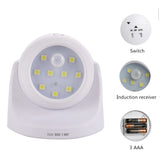 TD® Lampe lecture livre au lit à induction incandescence veilleuse intensité LED détecteur mouvement éclairage lumière applique