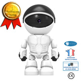 INN® Accueil Caméra panoramique HD WiFi à 360 degrés Moniteur sans fil intérieur et extérieur Robot à distance pour téléphone portab