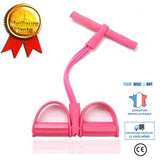 TD® Accessoires de Yoga bandes antidérapantes de résistance à la pédale corde de Tension multifonction ce - Modèle: Rose