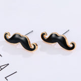 TD® 2 pcs Boucles d'oreilles de style de Moustache Accessoire bijoux boucles oreilles en métal