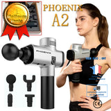 TD® Pistolet de Massage corporel d'électrothérapie 4 têtes AC220V Rechargeable intensité réglable plat sans bruit masseur petit et l