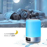 TD® Lampe multicolore sans fil bluetooth haut-parleur compatible multifonctions  lampe à LED 4 intensités luminosité ambiance détent