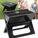 Barbecue multi-personnes de type X pliant barbecue grill camping en plein air barbecue grill barbecue carbone grill ustensile