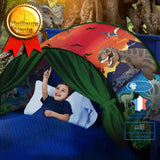 INN® Tente pliante pour enfants, jouet de rêve ciel étoilé, tente anti-moustique, tente de lit, tente d'intérieur pliable pour enfan