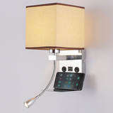 TD® Applique murale simple lampe de chevet de chambre de chargement USB créative nordique