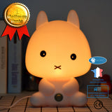 INN® Beau dessin animé de lapin forme portable de bureau de lampe de lumière de lampe Lampe de Nuit pour Bébé Cadeau de Noël