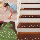 TD® Tapis de marche d’escalier adapté pour habitation tendance et moderne décoration intérieur traces lumineuses dans le noir