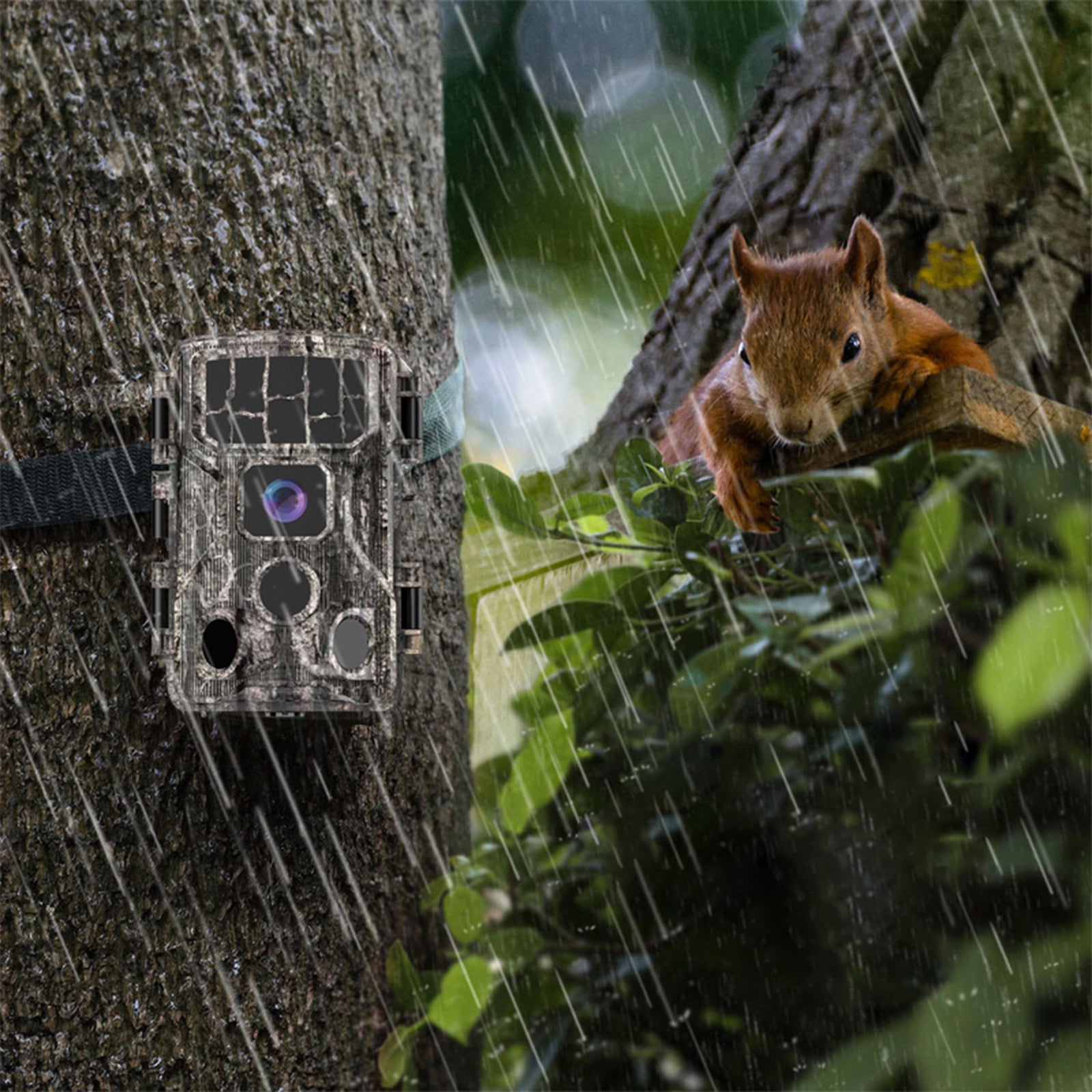 Caméra Nocturne Animaux Bluetooth Caméra Infrarouge Animaux 4K