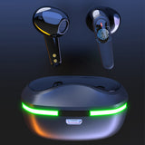 TD® Casque Bluetooth intra-auriculaire  Bluetooth 5.1  Touche intelligente  Jeu à faible latence Lumières éblouissantes Casque de je