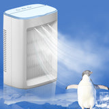 TD® Ventilateur refroidisseur d'air domestique climatiseur refroidissement petit climatiseur humidificateur circulation air 3 vitess