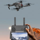 TD® Fonction d'évitement d'obstacles  4K  HD  Photographie  aérienne  UAV Quadcopter Télécommande Avion Noir Pliant Télécommande Jou