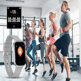 INN® Bracelet de sport Bracelet intelligent à écran couleur pour mesurer la température corporelle et la fréquence cardiaque Bracele