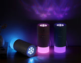 TD® Humidificateur d'air maison bébé chambre voiture silencieux diffuseur mini portable usb pulvérisation veilleuse LED usb silicone