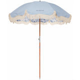 TD® Parasol extérieur à pampilles de plage avec protection solaire et parapluie de jardin de loisirs ondulé en bord de mer hydrofuge