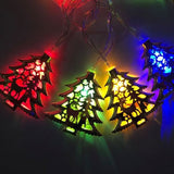 TD® Guirlande lumineuse LED Boîte à piles Outil de lampe décorative pour partie d'arbre de Noël creux