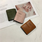 TD®Portefeuille court pour dames Porte-monnaie portefeuille rétro simple - Court porte-monnaie cartes - accessoire maroquinerie