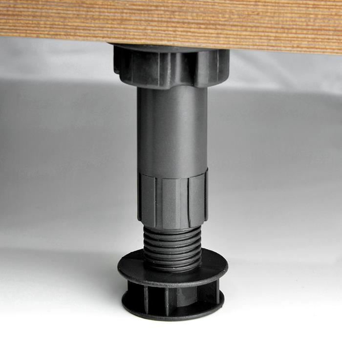 TD® Pied de meuble réglable armoire cuisine 80 120 mm réglable