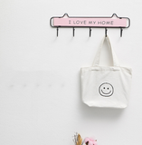 Crochet de style nordique Crochet mural Porte d'accès Porte-clés Décoration dessin animé de vêtements Accueil chambre Crochet