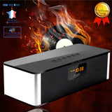 TD® Haut-parleur enceinte sans fil bluetooth portable PC voiture enceinte iphone musiques haute puissance extérieur audio USB noir