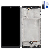 TD® Écran de remplacement pour Samsung A31, Écran de téléphone portable A315, Écran LCD noir avec affichage à cristaux liquides