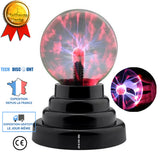 TD® Lampe Ionique en Boule de Cristal luminescente pour décoration et purifier l’atmosphère  chambre bureau ambiance tamisée éclairs