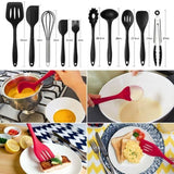TD® 10pcs kit de outils de cuisson Ustensile de cuisine Silicone Noir Soyez le premier à donner votre avisPosez une question sur ce