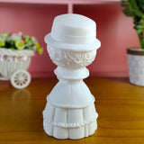 Tirelire Coloriage Peint Blanc Embryon Enfants À La Main DIY Vinyle Poupée Poupée Jouet Parent-enfant Cadeau D'anniversaire