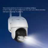 INN® Caméra de surveillance sans fil complète Netcom Caméra solaire extérieure de moniteur de réseau HD 4G