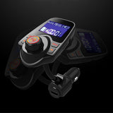 TD® Voiture bluetooth lecteur MP3 chargeur de voiture bluetooth mains libres grand écran affichage conception de tuyau humanisé