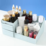 TD® Dortoir bureau boîte de rangement cosmétique tiroir en plastique soins de la peau coiffeuse ménage étagères anti-poussière