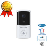 INN® Sonnette vidéo intelligente wifi sonnette sans fil intelligente interphone  capture automatique téléphone portable  distance po