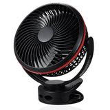 TD® USB petit ventilateur 8 pouces grand vent rechargeable mini portable clip de bureau ventilateur de circulation d'air