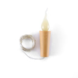 TD® Led flamme bougie bouteille en verre liège guirlande lumineuse Led fil d'argent fée guirlande de noël écla