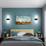 TD® Applique LED Intérieur 5W Applique Murale Acrylique Eclairage Moderne pour Salon Chambre Escalier Couloir | Blanc