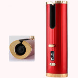 INN® Fer à friser automatique sans fil nouveau fer à friser portable mini chargeur USB fer à cheveux minuterie thermostat à 6 vitess