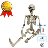 TD® Squelette Humain Articulé pour Décoration Halloween Party/ Education / Médical