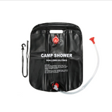 Shampoing, bain, bouillotte solaire, sac de bain épaississant portable extérieur, sac de stockage d'eau de douche bain extéri