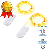 TD®  Guirlande lumineuse LED lampe de style LED 2m 20LED pour la décoration de vacances à la maison