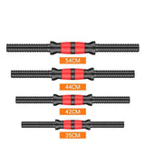 TD® Protection de l'environnement haltère poids bielle extension universelle haltère accessoires 51cm (envoyer écrou rouge