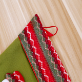 Chaussettes de Noël décorations chaussettes de Noël tricotées sacs-cadeaux sacs de bonbons père noël chaussettes cadeaux atmo