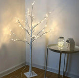 INN® Brindille arbre guirlande lumineuse de table décoration intérieur extérieur à suspendre 24LED 60cm chambre salon fonctionne à p