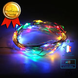 Guirlande lumineuse LED fil  déco USB ld'ornement de fête  (coloré 5m)